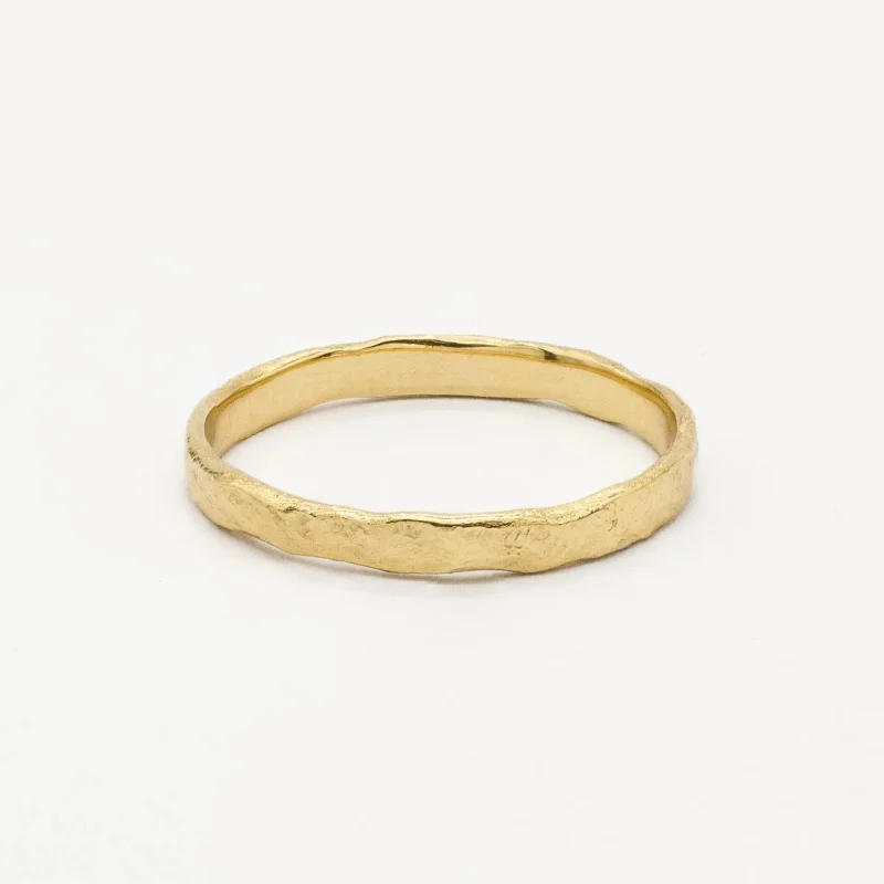 The Organic Rustic Wedding Ring