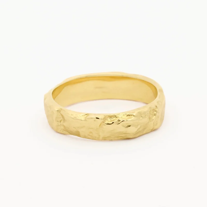 The Organic Tree Bark Wedding Ring