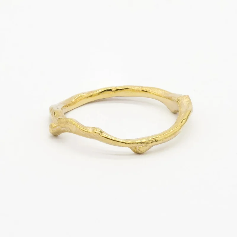 The Organic Tree Branch Wedding Ring