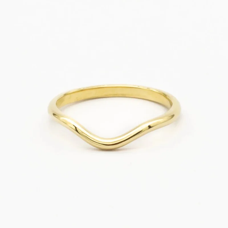 The Soft Curved Wedding Ring