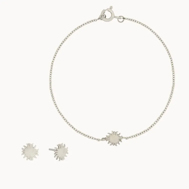 The Solar Jewellery Set – Sterling Silver