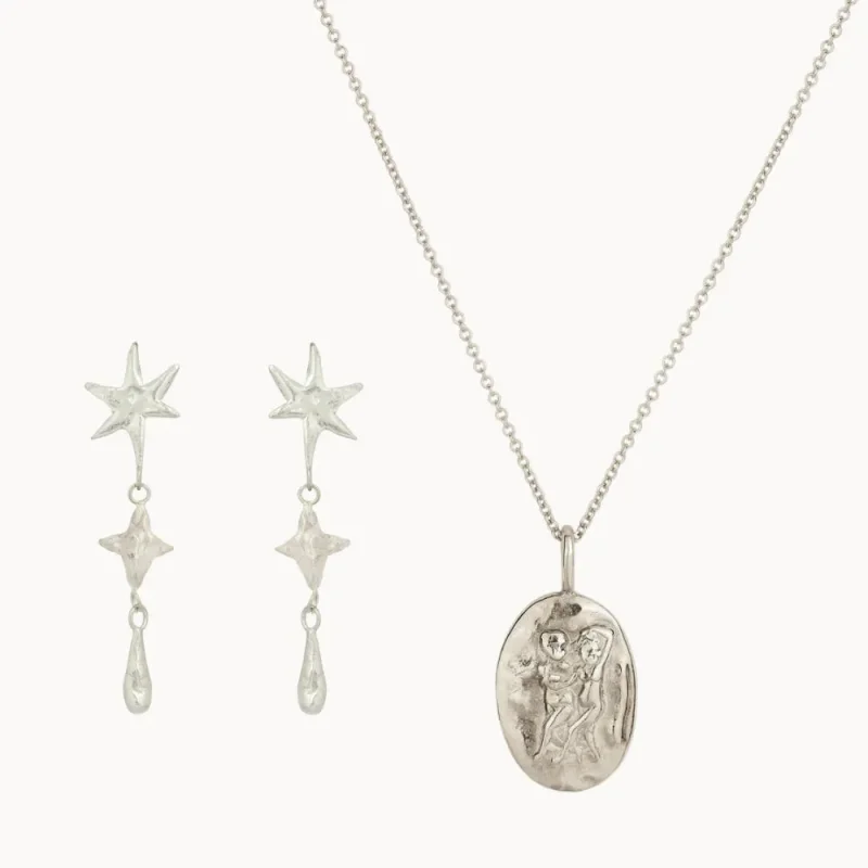 Silver Stargazer Jewellery Set