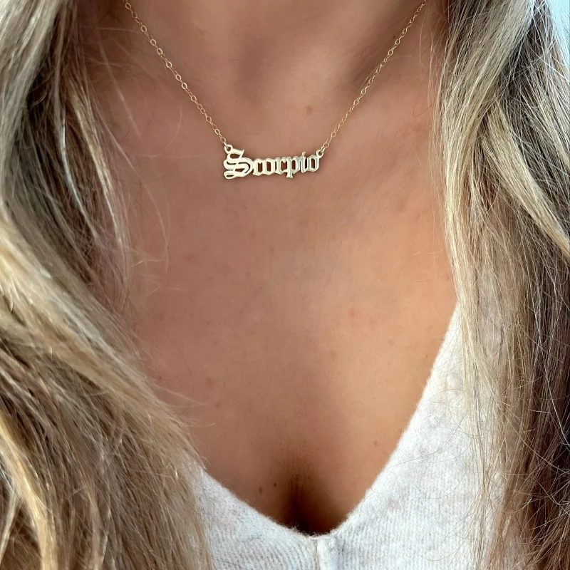 Zodiac Necklace