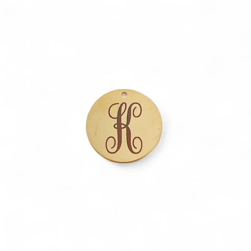 Scroll Initial Charm A