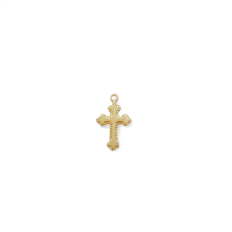 Small Vintage Cross Charm