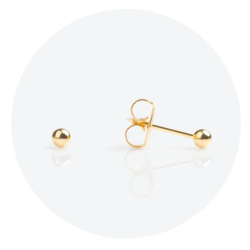 Studs *ONLY* / Solid Gold Piercing