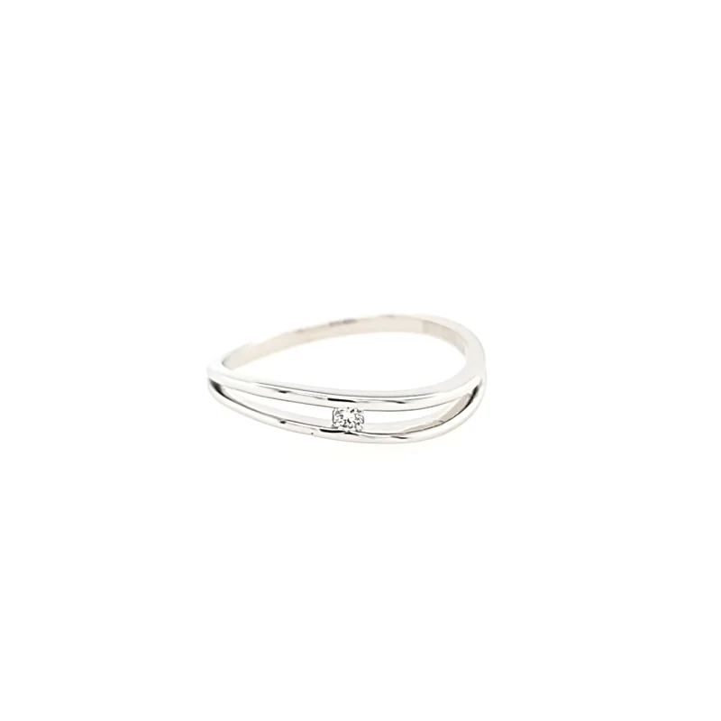 White Gold Floating Diamond Ring (I7263)