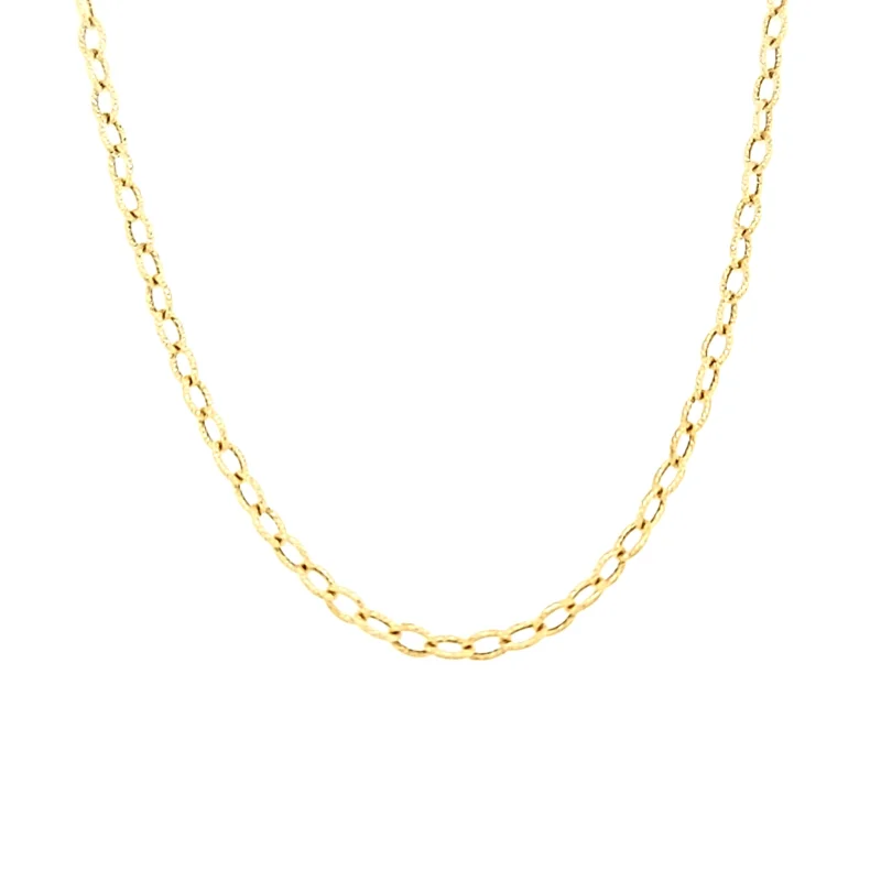 Yellow Gold Fancy Link Necklace