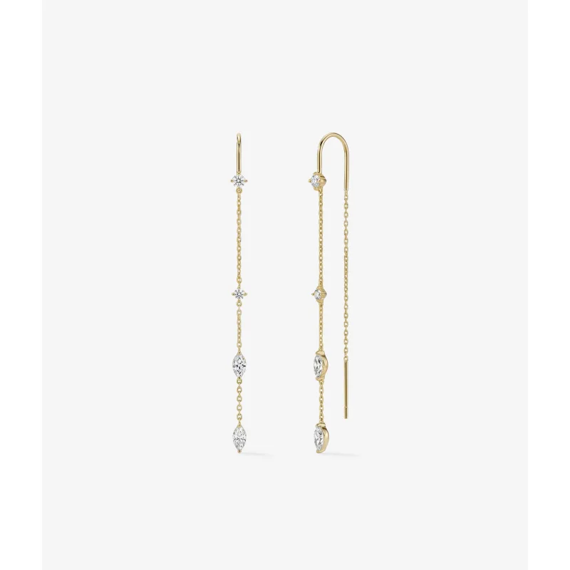 Whisper Ear Threader Gold