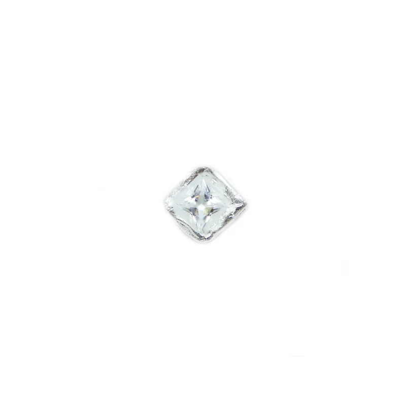 Silver Princess Studs