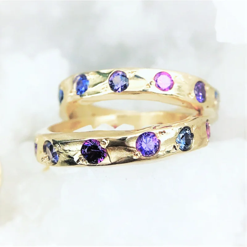 Sapphire Multi-color Band