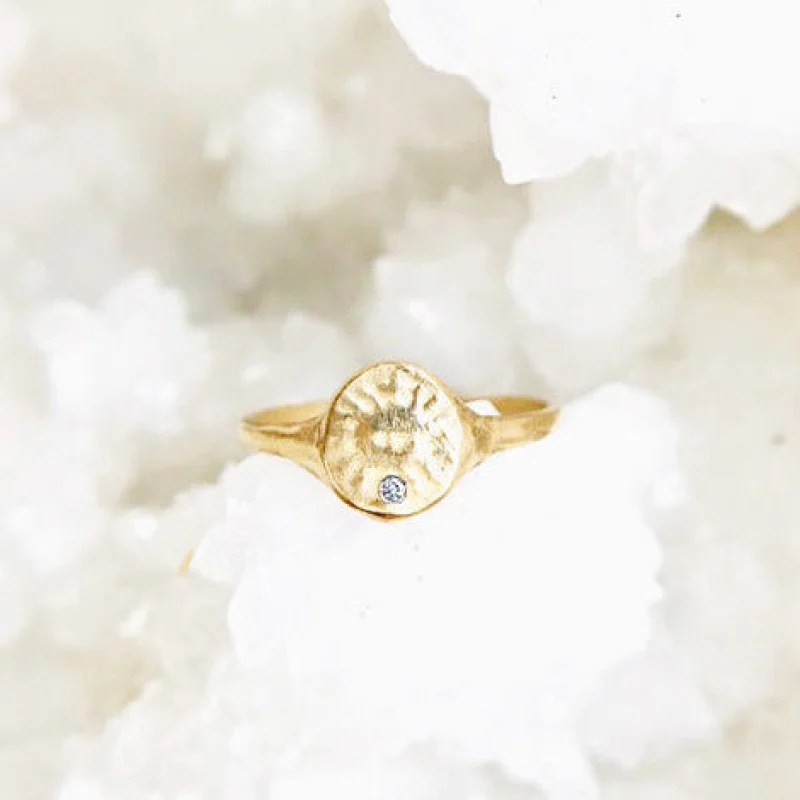 Sunrise Artifact Signet Ring