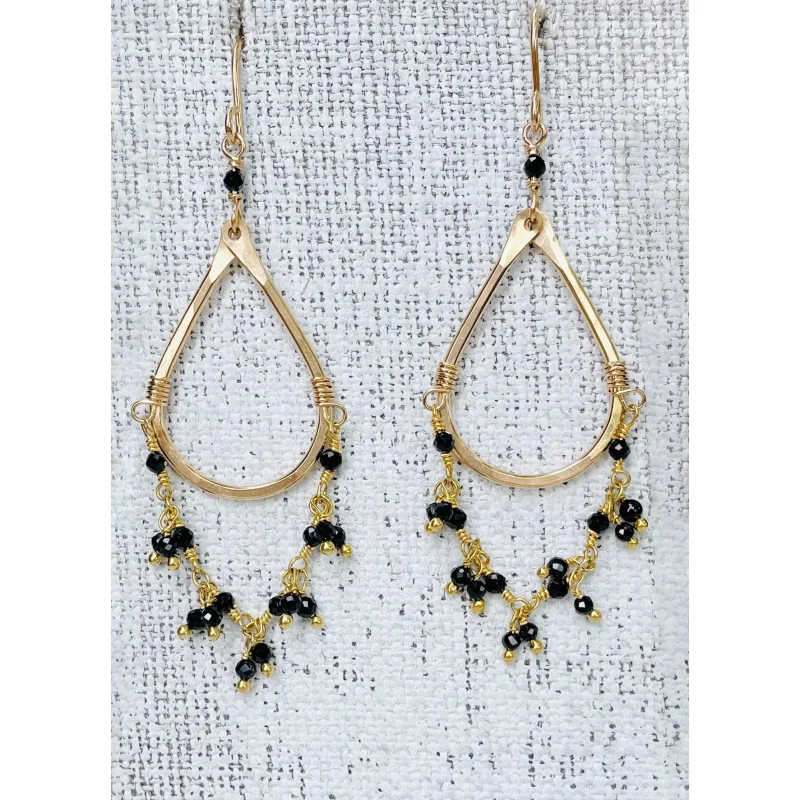 Tear Drop Gemstone Earring